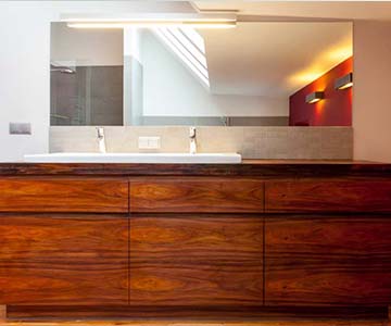 muebles para baños en madera